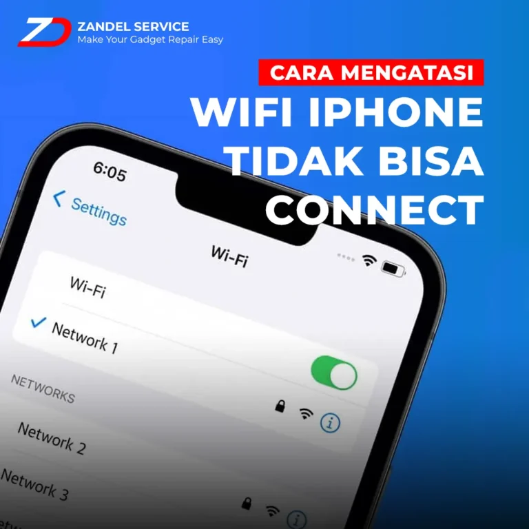 ZANDEL - Wifi iPhone tdak bisa terhubung